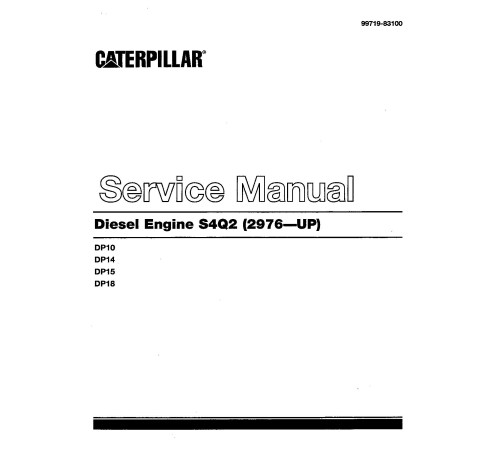 Caterpillar GP15N(ZN), GP18N(ZN), GP20N(CN,ZN), GP25N(ZN), GP30N, GP35AN, GPE15N(ZN), GPE18N(ZN), GPE20N(CN,ZN), GPE25N(ZN), GPE30N, GPE35AN, DP15N, DP18N, DP20CN, DP20N, DP25N, DP30N and DP35AN Forklift Truck set of Service Manuals Caterpillar GP15N(ZN), GP18N(ZN), GP20N(CN,ZN), GP25N(ZN), GP30N, GP35AN, GPE15N(ZN), GPE18N(ZN), GPE20N(CN,ZN), GPE25N(ZN), GPE30N, GPE35AN, DP15N, DP18N, DP20CN, DP20N, DP25N, DP30N and DP35AN Forklift Truck set of Service Manuals