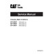 Caterpillar EP10KRT, EP12KRT and EP15KRT Electric Forklift Truck Service Manual