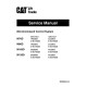 Caterpillar M70D, M80D, M100D, M120D Electric Forklift Truck set of Service Manuals